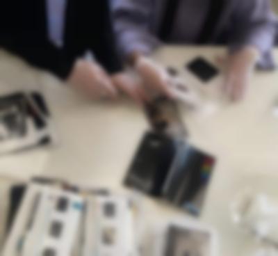 Visitor documentation. Sands Murray-Wassink, *In Good Company (Horsepower): Materials from the Gift Science Archive, 1993-present*, mistral, Amsterdam, March - May 2021. Photo: Radna Rumping.