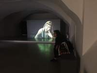 Installation view. Aimée Zito Lema and Becket MWN, *The Actress*, Grazer Kunstverein, Graz, September - December 2021. Photo: Megan Hoetger.