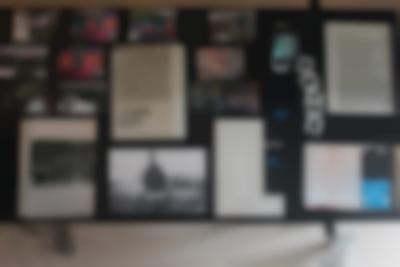 Exhibition installation view. Zone Collective (Kirila Cvetkovska and Megan Hoetger), *Shadow Zones: Experimental Cinema*
*History in Yugoslavia; or, a Cinema and*
*a History Made and Unmade by Maps*, When Site Lost the Plot, Amsterdam, July - October 2021. Photo: Quenton Miller, courtesy of When Site Lost the Plot.